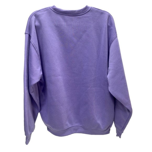 Purple SpongeBob Hoodie SquarePants and Patrick Flowers Sweatshirt Women’s Large - Picture 5 of 9